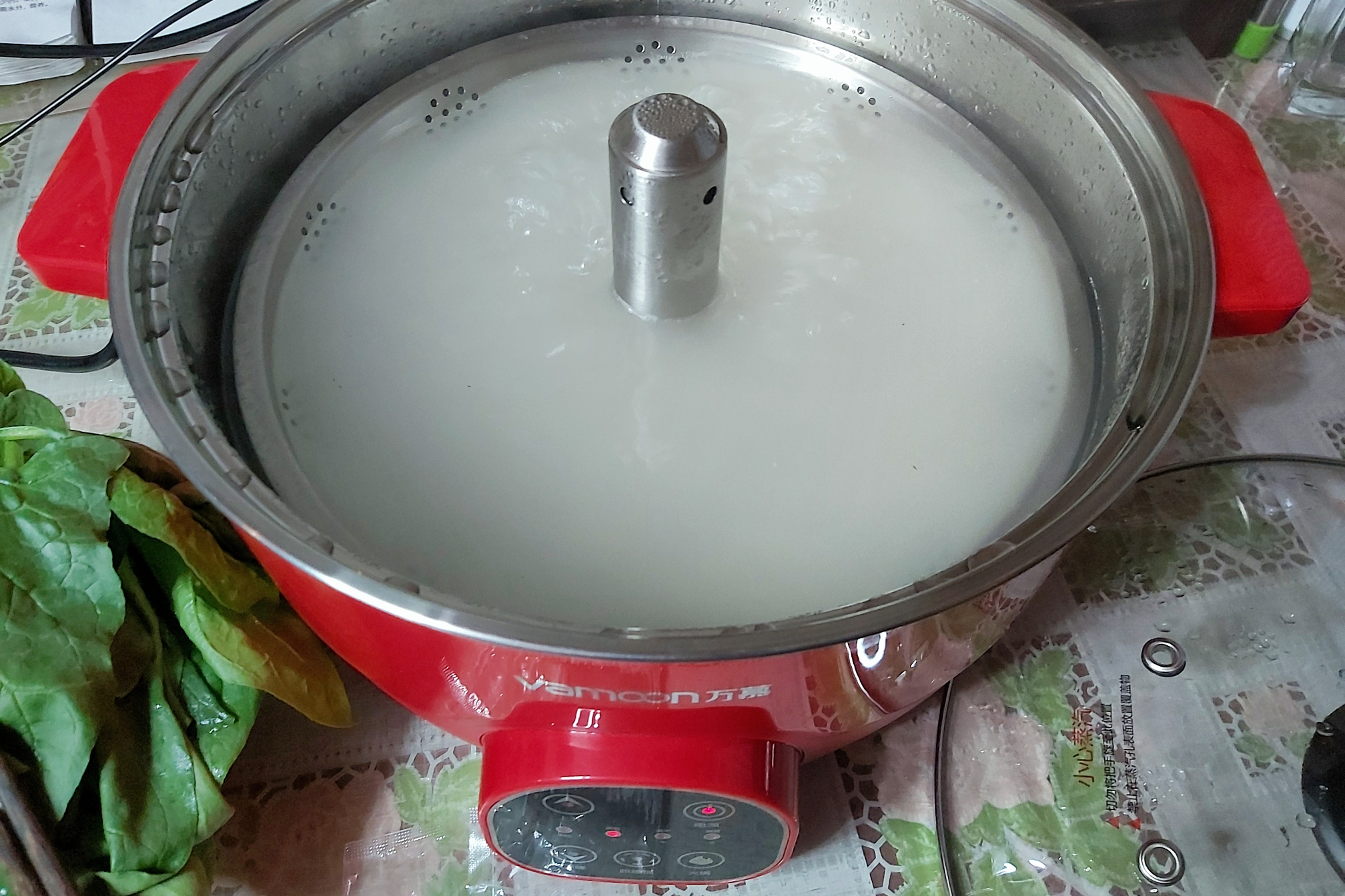 虾滑菠菜汤的做法 步骤5