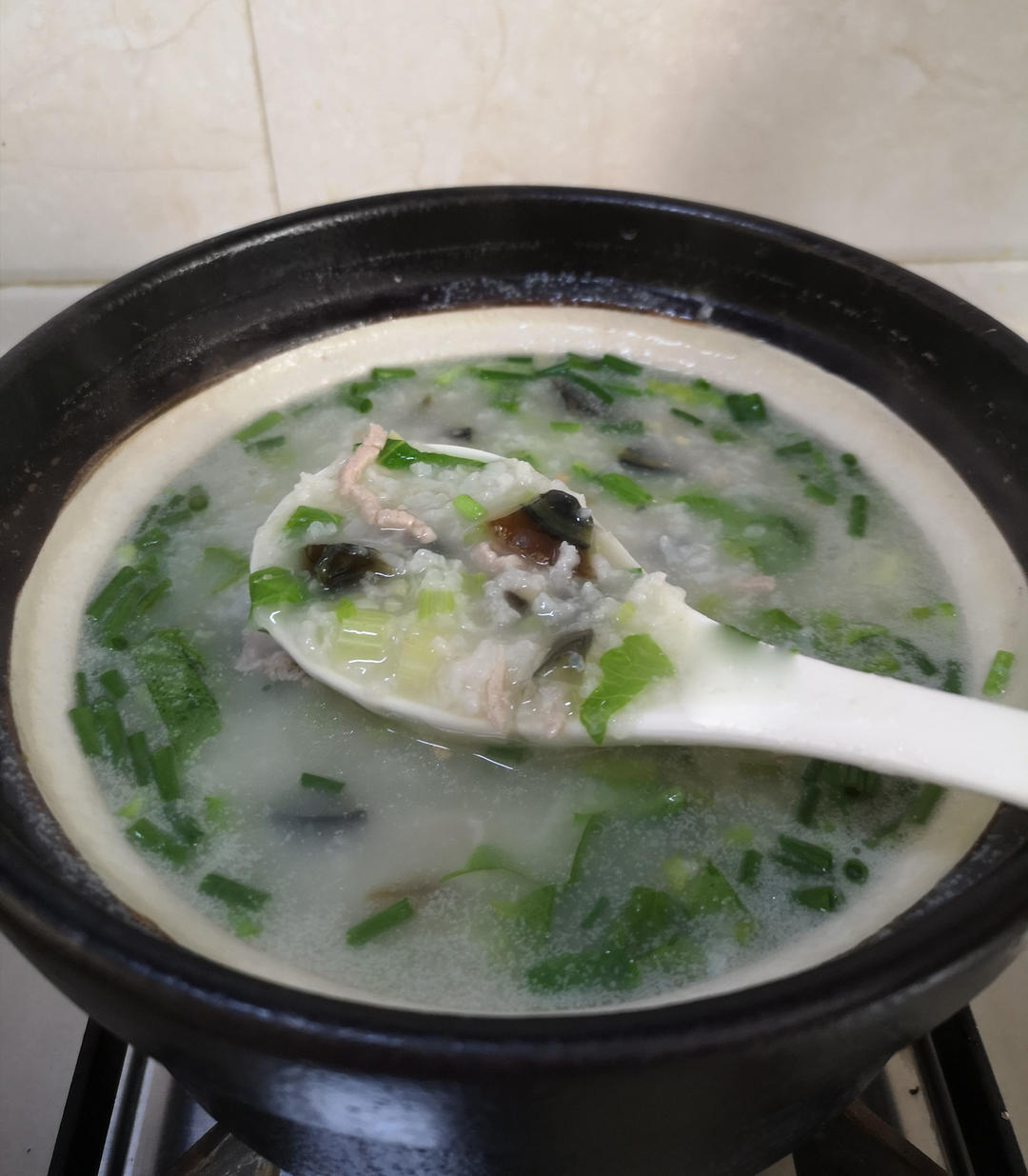 皮蛋瘦肉粥:妈妈的味道