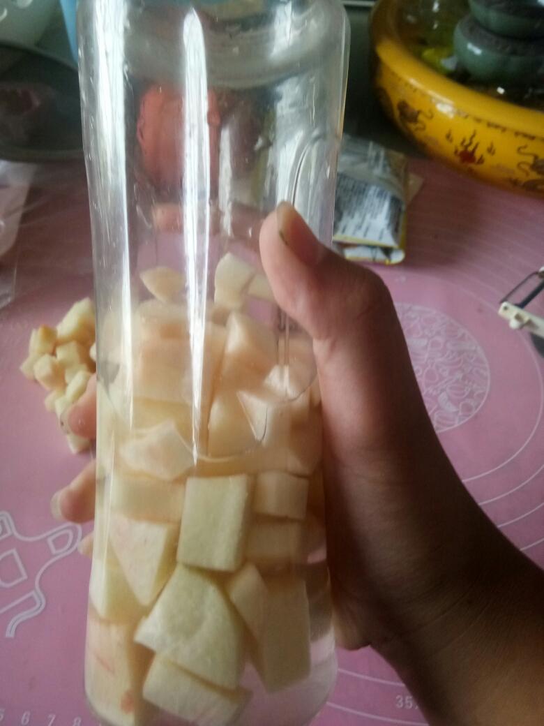 桃花之冻(桃子布丁)@_@的做法 步骤2