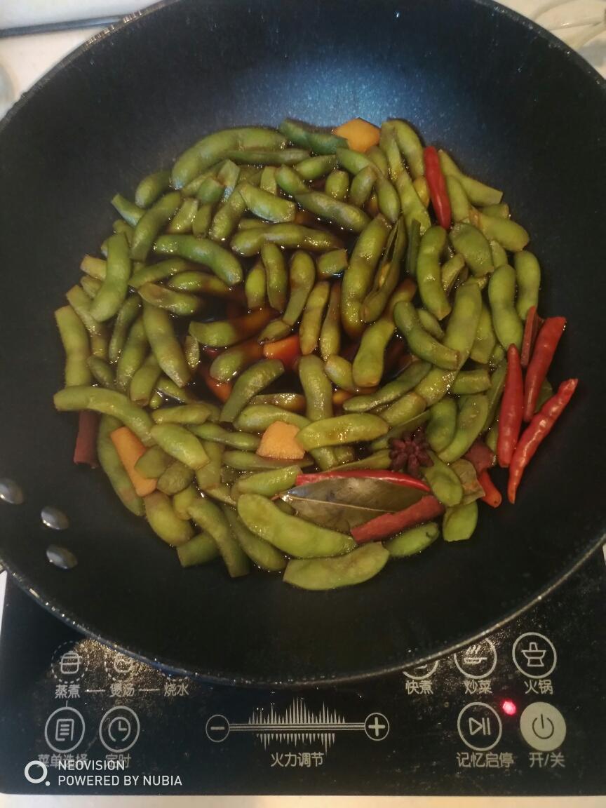 卤毛豆,冰镇加热皆可,隔壁小孩都馋哭了的做法 步骤5
