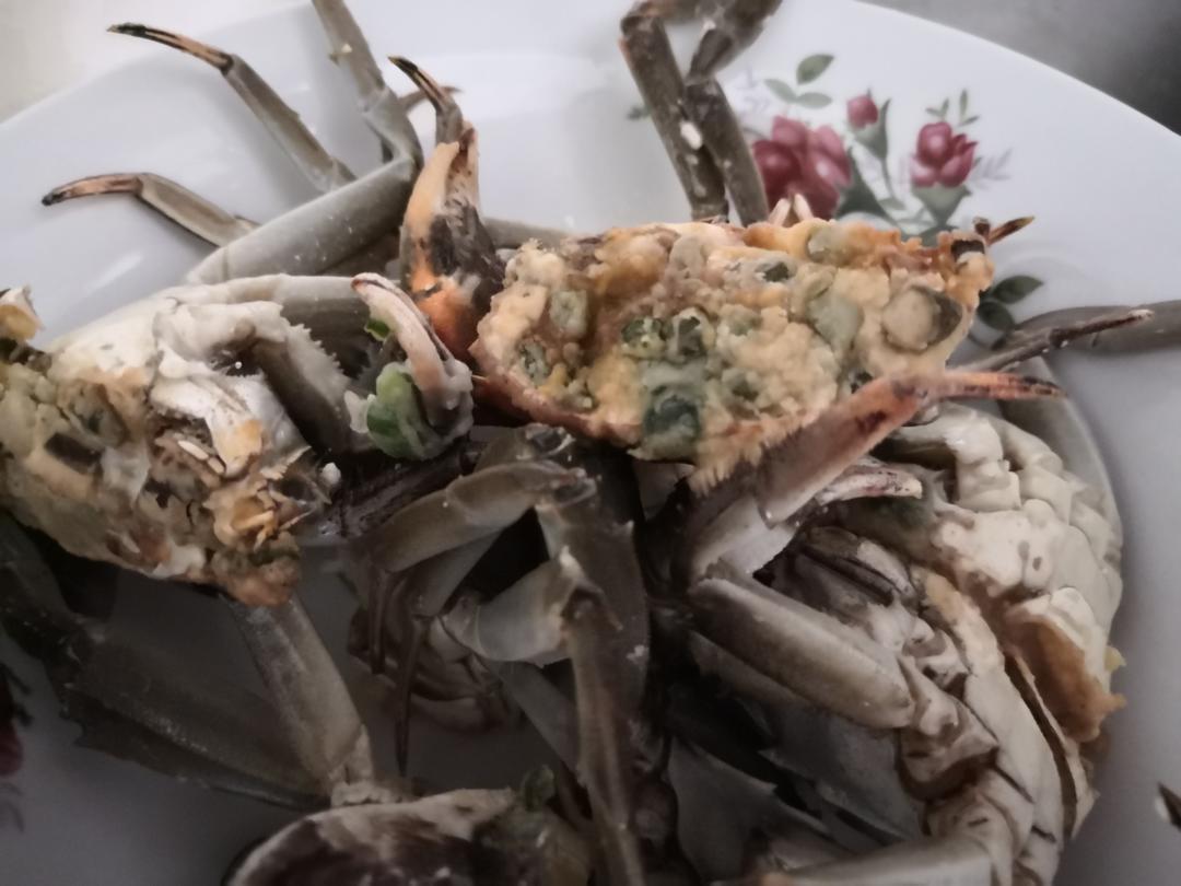这个季节的时鲜菜—面拖蟹的做法 步骤2