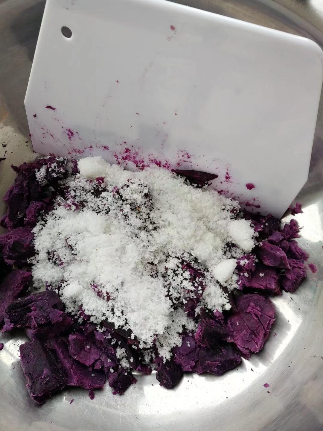 紫薯糯米饼