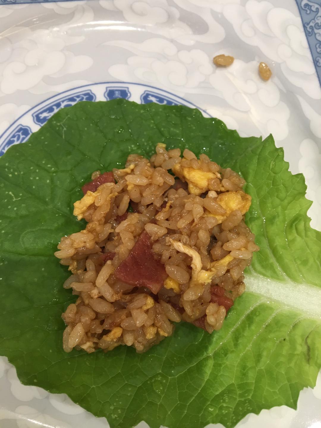 小白菜包饭的做法 步骤5