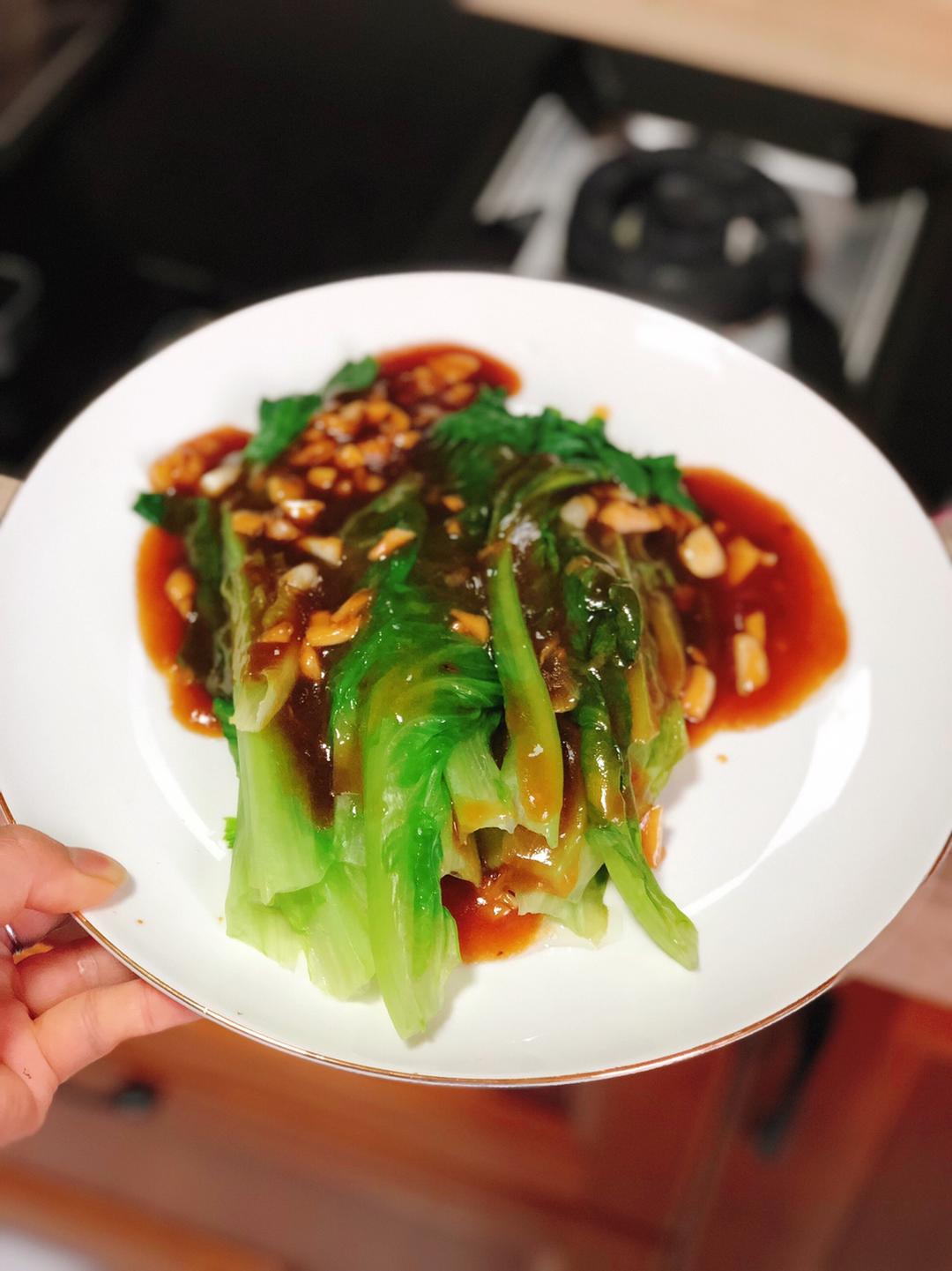 蚝油生菜(不需要厨艺)