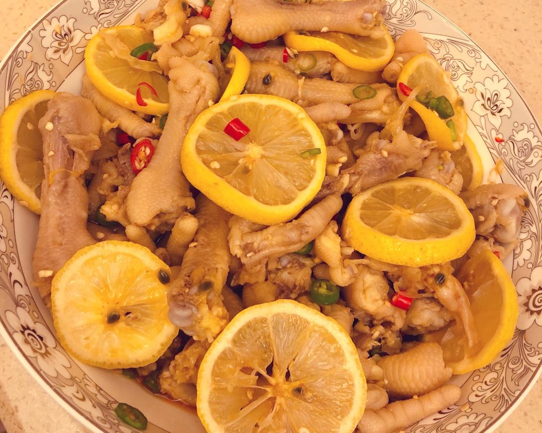 酸辣柠檬鸡爪.超开胃