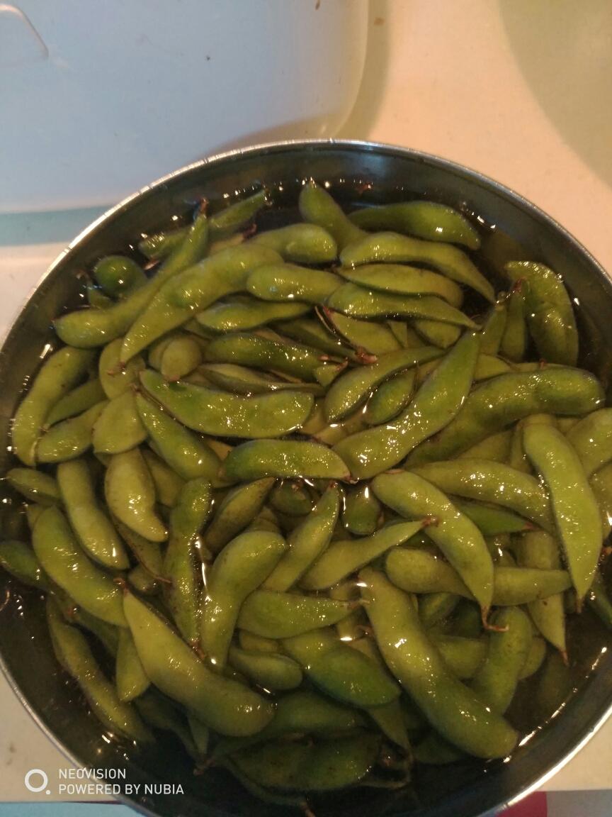 卤毛豆,冰镇加热皆可,隔壁小孩都馋哭了的做法 步骤1