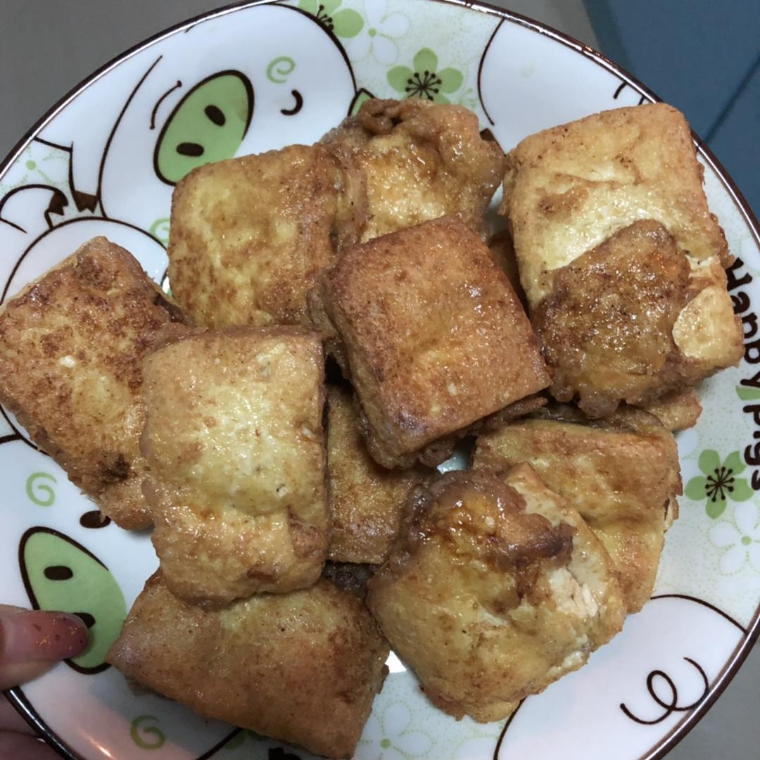 煎豆腐(夹肉馅)