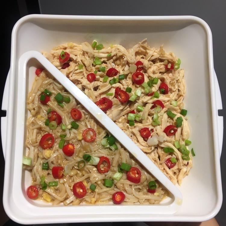 补肝,抗癌,益肠胃……凉拌火锅菌类主角是什么滋味?第48天早起准备老公的午餐