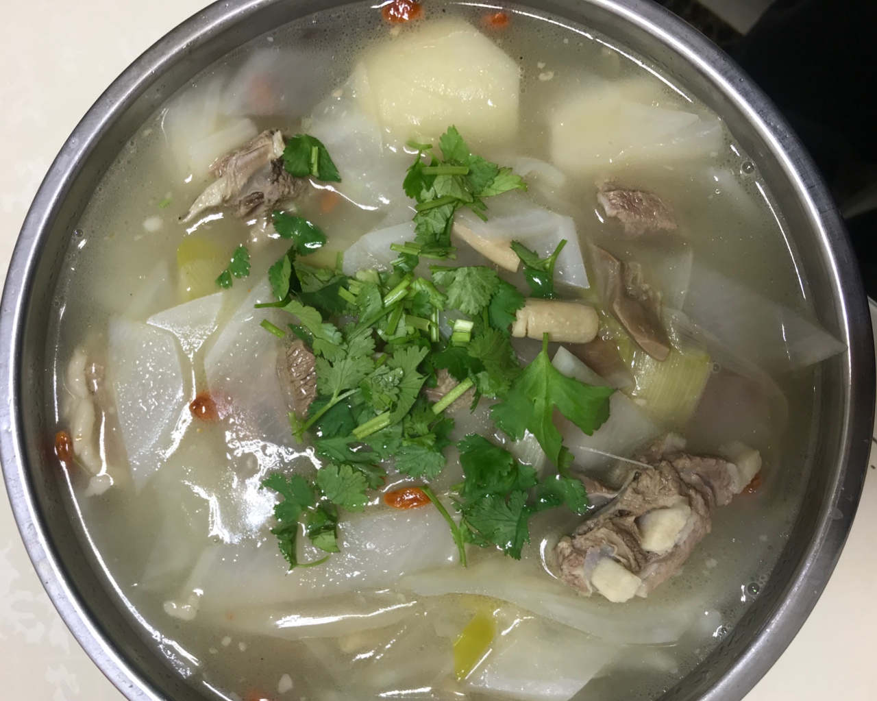 羊肉汤(家常菜)