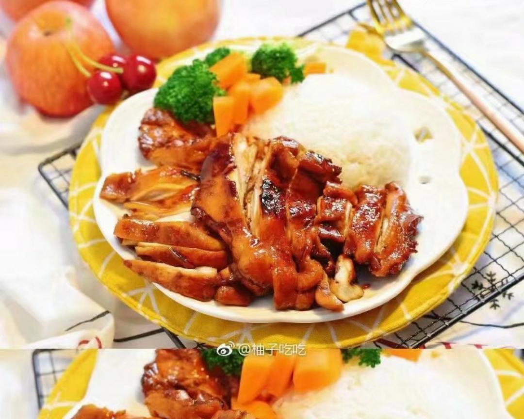 照烧鸡腿饭——不放一滴油,零失败!的做法 步骤4